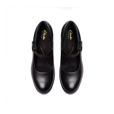 Clarks Women's Shaya Jane Black Leather 82996 5