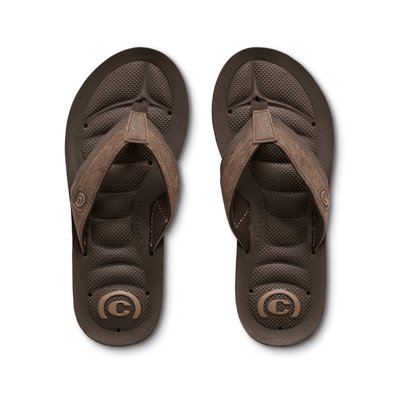 Cobian Men’s Draino 2™ Waterproof with Drainage Flip‑Flops - Chocolate 4