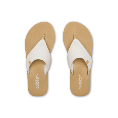 Cobian Women's Bermuda Bounce Mesh Strap Wedge Sandal - Cream 4