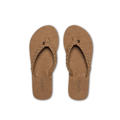 Cobian Women's Bethany Braided Pacifica Sandal - Tan 2