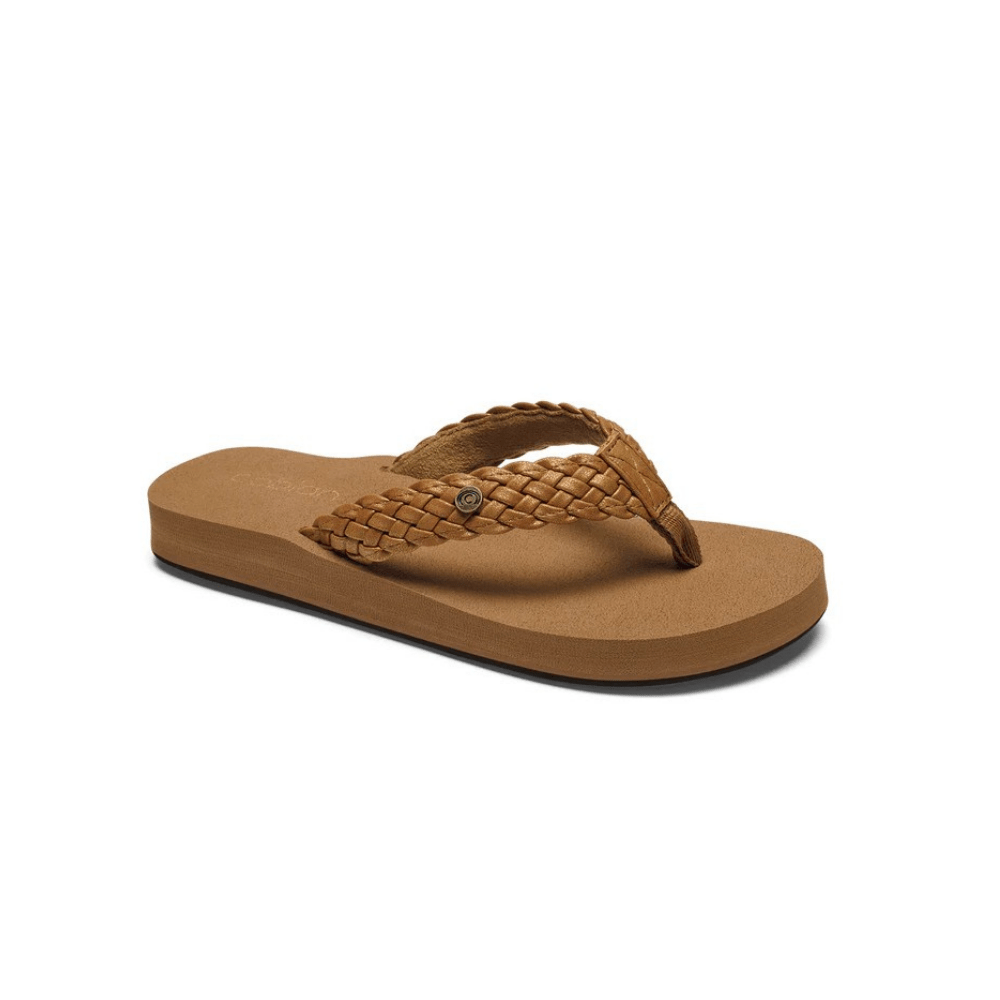Cobian Women's Braided Bounce Sandal - Chestnut 3