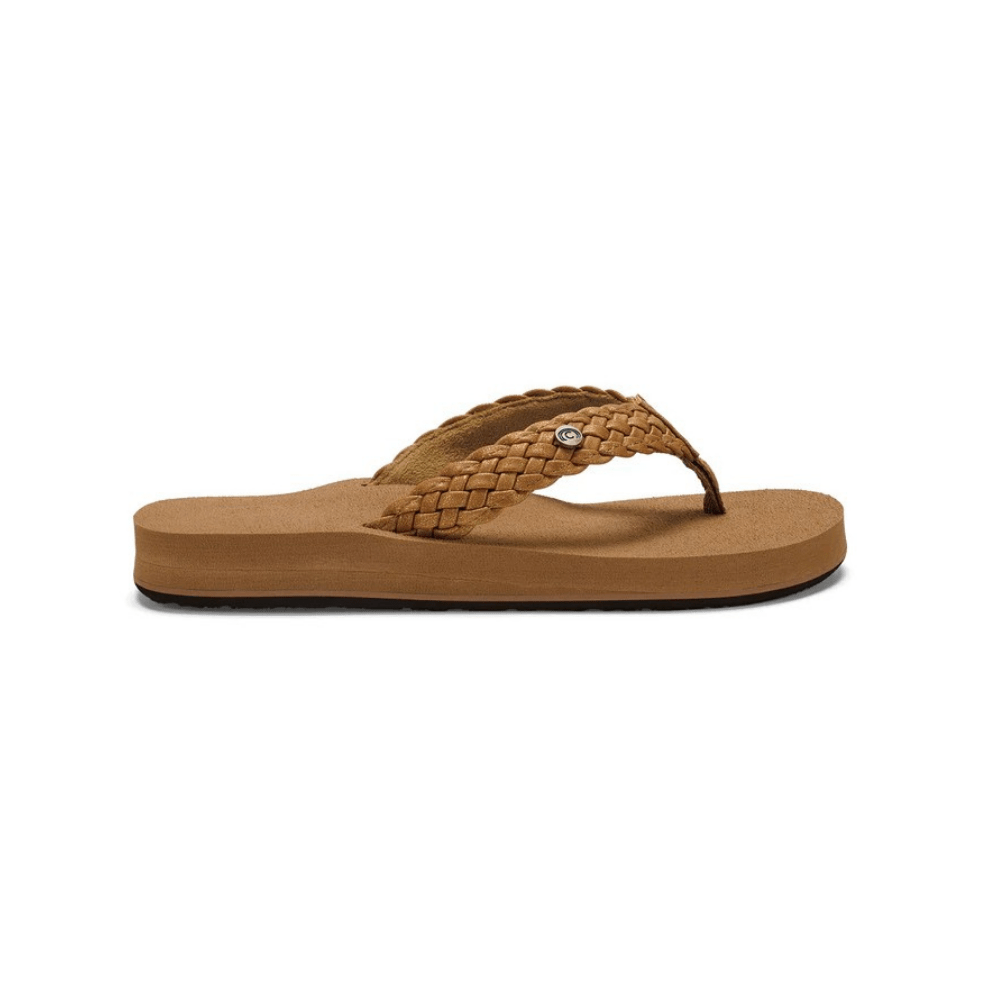 Cobian Women's Braided Bounce Sandal - Chestnut 1