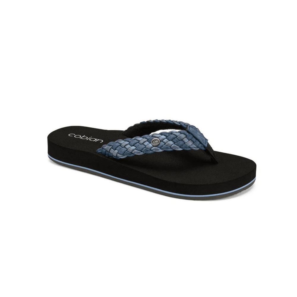 Cobian Women's Braided Bounce Sandal - Indigo 5