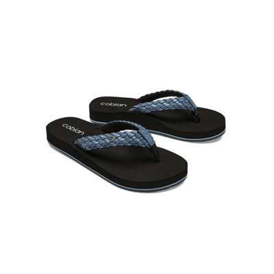 Cobian Women's Braided Bounce Sandal - Indigo 3