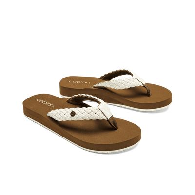 Cobian Women's Braided Bounce Synthetic Leather Casual Sandals 3