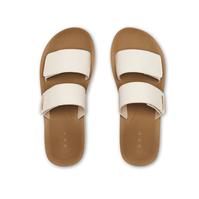 Cobian Women’s Dana Rise™ Adjustable Strap Elevated Sandal – White 4