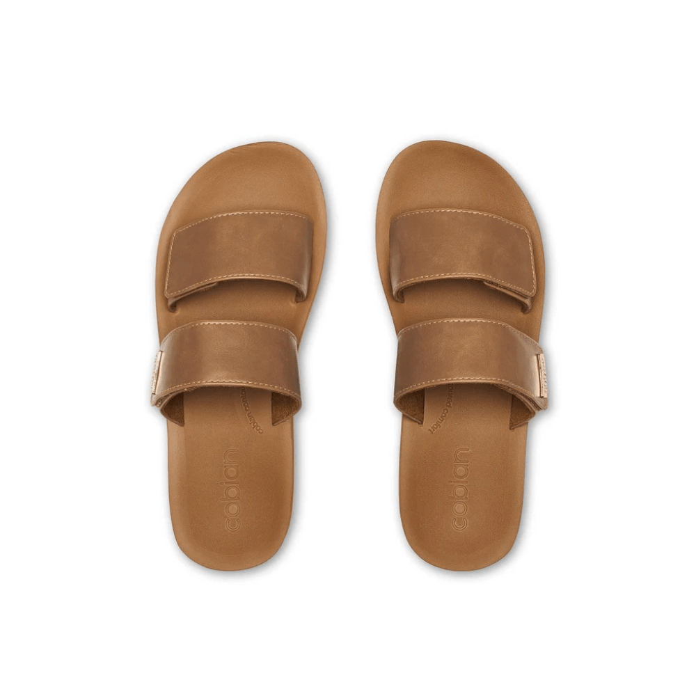 Cobian Women's Dana Rise Sandal Tan - angle view