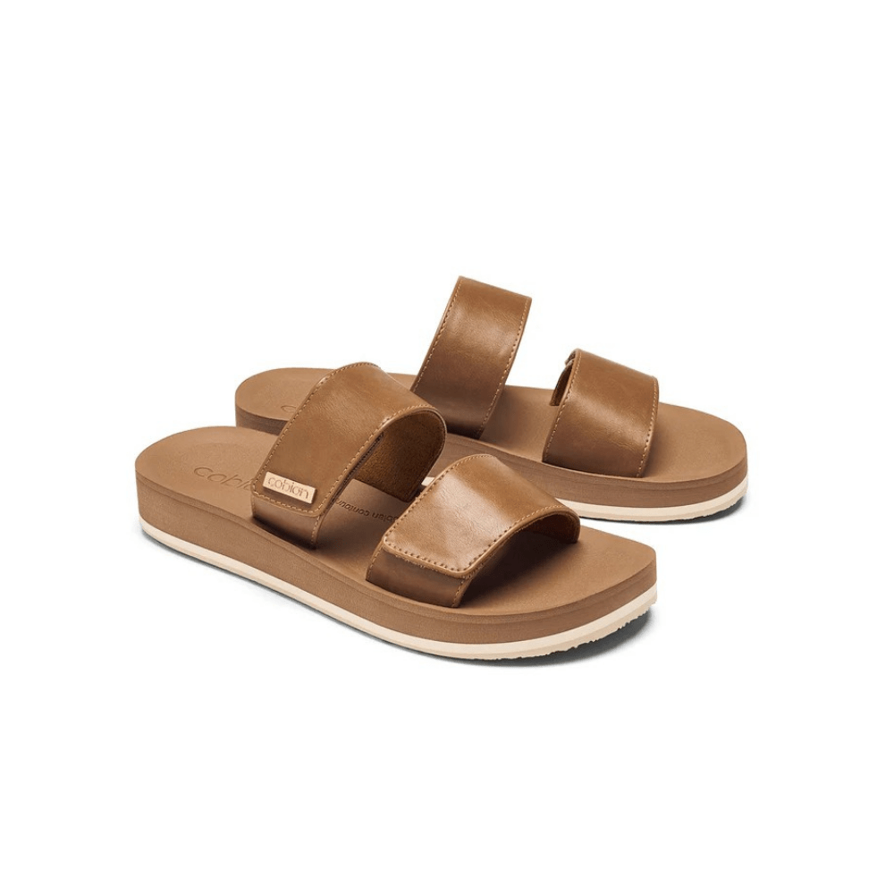 Cobian Women's Dana Rise Sandal Tan - top view