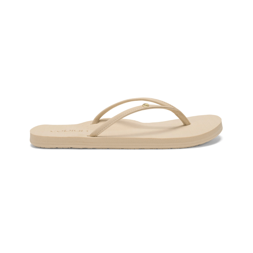 Cobian Women's Nias Bounce 2™ Full arch support Flip‑Flops - Cream 1