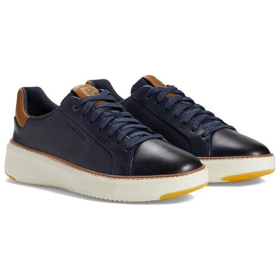 Cole Haan Grandpro TopSpin Sneaker Navy Blazer Leather/British Tan/Ivory 1