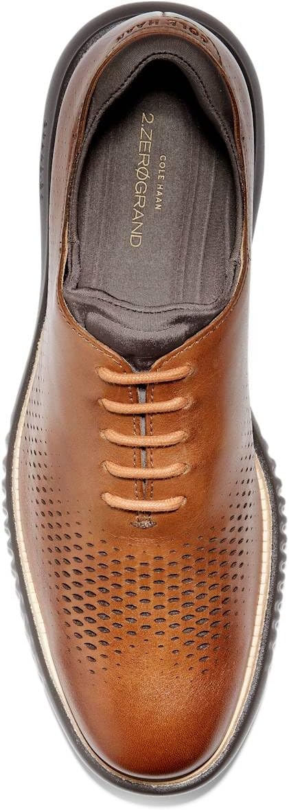 Cole Haan Men's 2.Zerogrand Laser Wingtip Oxford, British tan/Java Shoes - Men's ShoesCole Haan