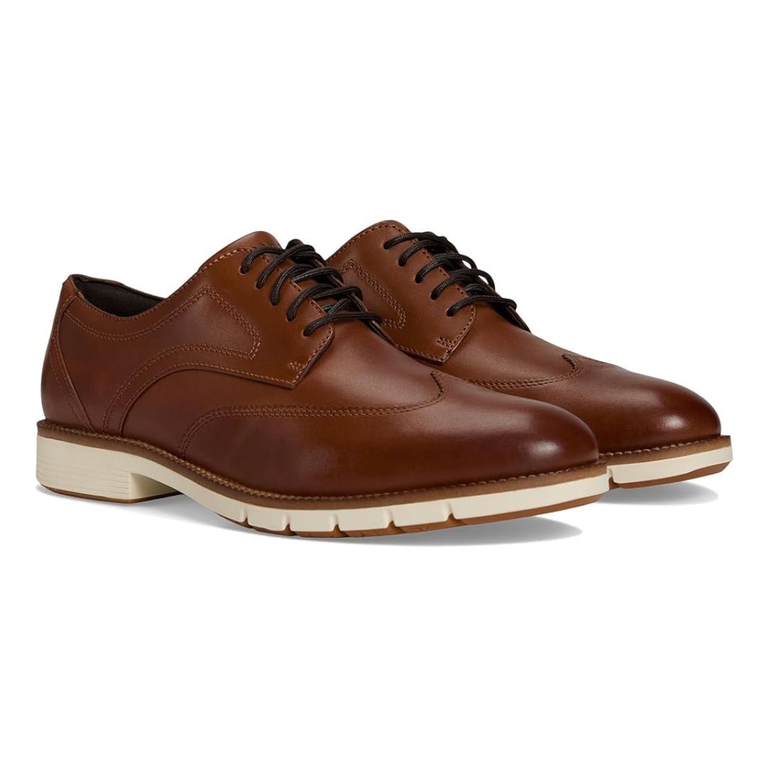 Cole Haan Men's Flexgrand360 Wingtip Oxford British Tan / Ivory Shoes - Men's ShoesCole Haan