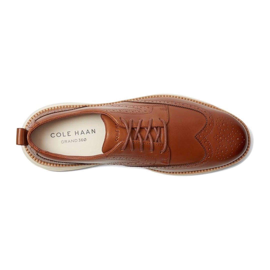 Cole Haan Men's Grand Hurrion Wing Oxford British Tan / Ivory Shoes 3