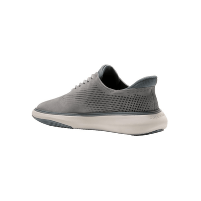 Cole Haan Men’s Grand Phaze Laser Cut Quick-On Oxfords – Steel / Turbulence / Dove Nubuck 5