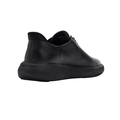Cole Haan Men's Grand Phaze Laser Quick - On Leather Oxford - Black/Black 2