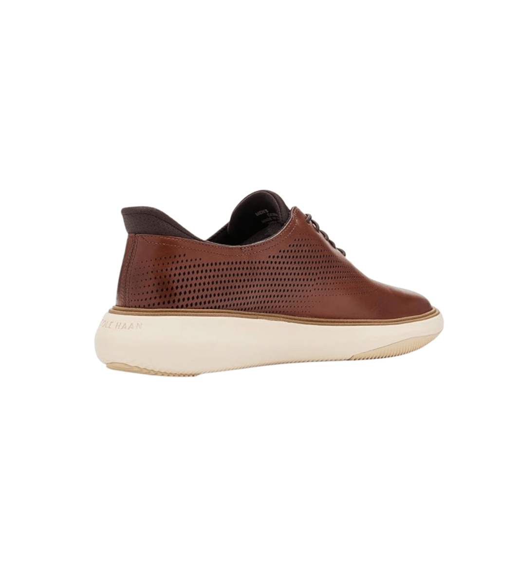 Cole Haan Men's Grand Phaze Laser Quick - On Leather Oxford - British Tan/Dark Natural 2