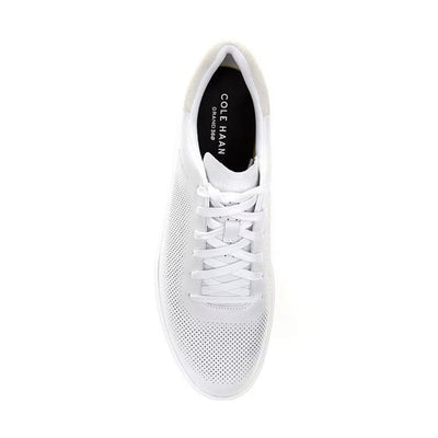 Cole Haan Men's Grandpro Angleace Optic White / Silver Birch Sneakers Shoes 5