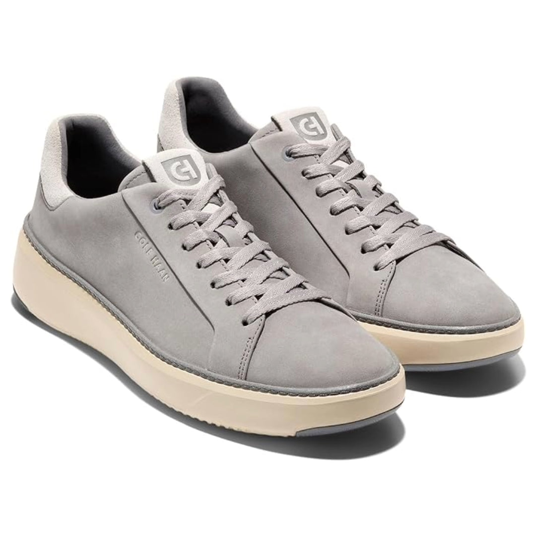 Cole Haan Men's Grandpro Topspin Sneaker, Titanium/Quiet Shade/Angora - Men shoesCole Haan