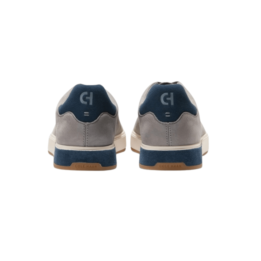 Cole Haan Men's GrandPrø Angleace Leather Sneakers - Sea Stone/Big Dipper/Ivory 4
