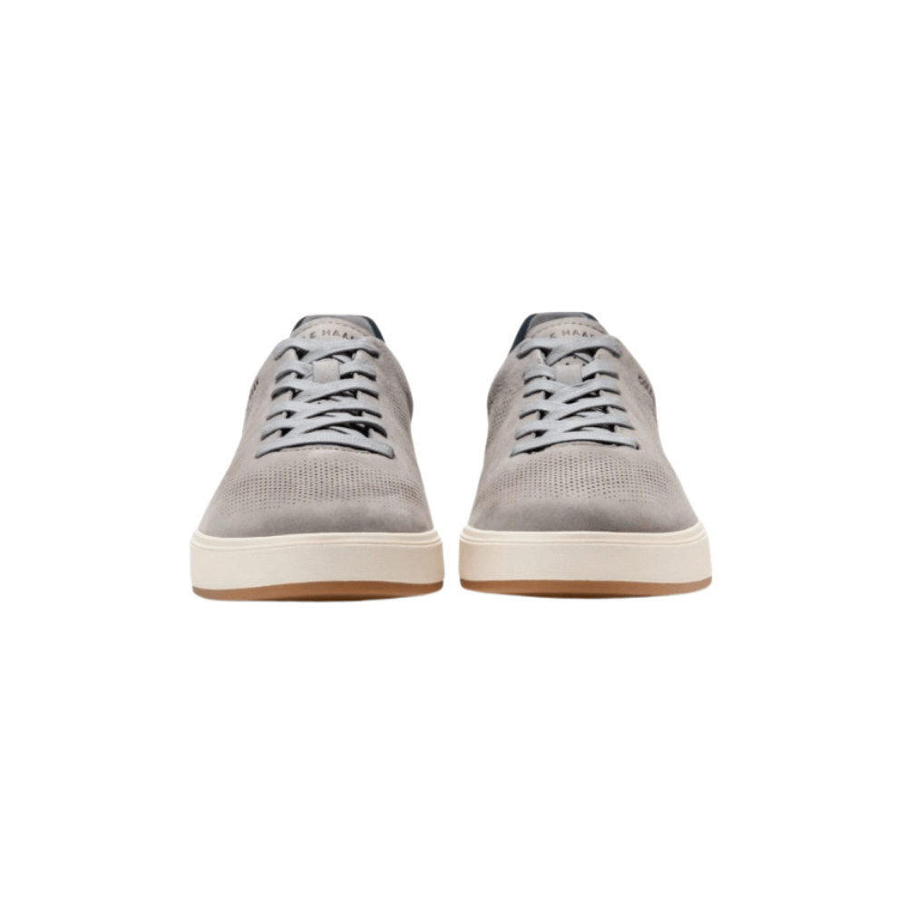 Cole Haan Men's GrandPrø Angleace Leather Sneakers - Sea Stone/Big Dipper/Ivory 3
