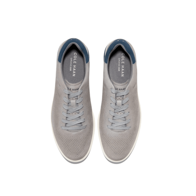 Cole Haan Men's GrandPrø Angleace Leather Sneakers - Sea Stone/Big Dipper/Ivory 5