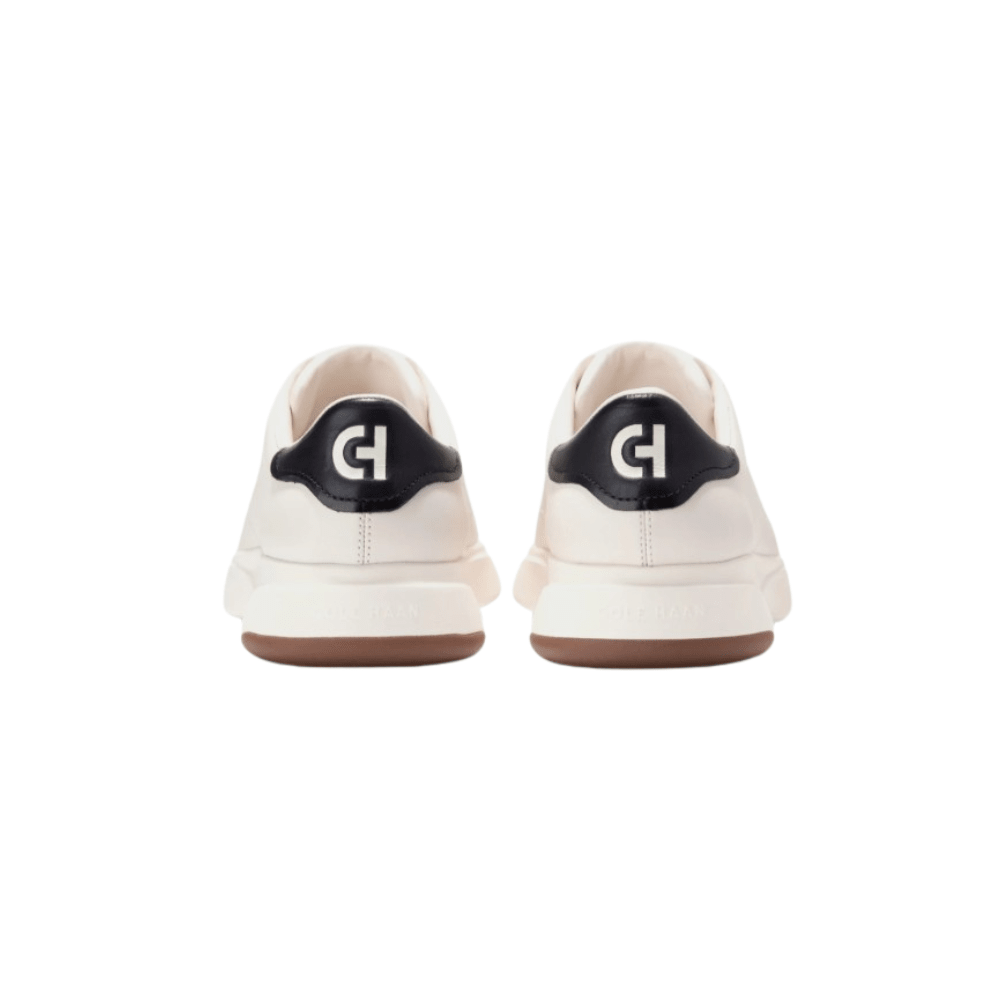 Cole Haan Men's GrandPrø Tennis 2.0 Leather Sneakers - Ivory/Black 4