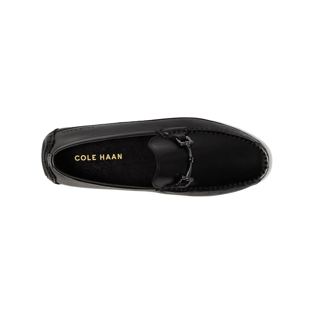 Cole Haan Men's Wyatt Bit Driver Leather Shoes - Black 4