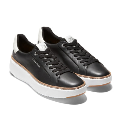 Cole Haan Women's Grandpro Topspin Black / White / Yellow Sneaker 1