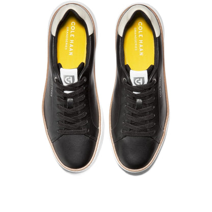 Cole Haan Women's Grandpro Topspin Black / White / Yellow Sneaker - Women's ShoesCole Haan