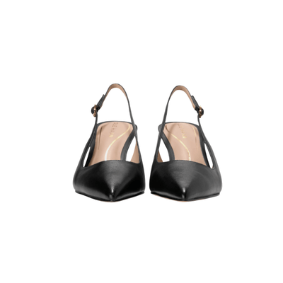 Cole Haan Women’s Hansell Leather Slingback Pumps – Black 5