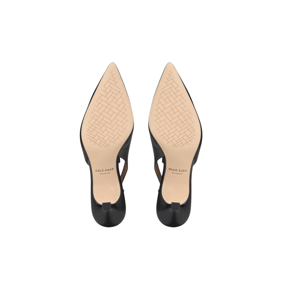Cole Haan Women’s Hansell Leather Slingback Pumps – Black 6