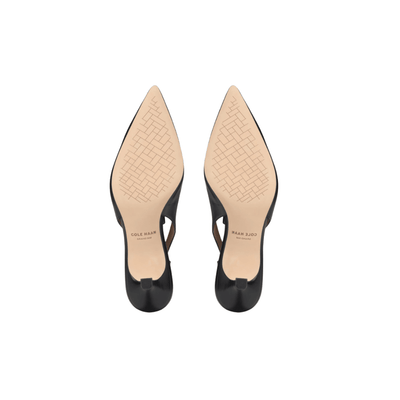 Cole Haan Women’s Hansell Leather Slingback Pumps – Black 6