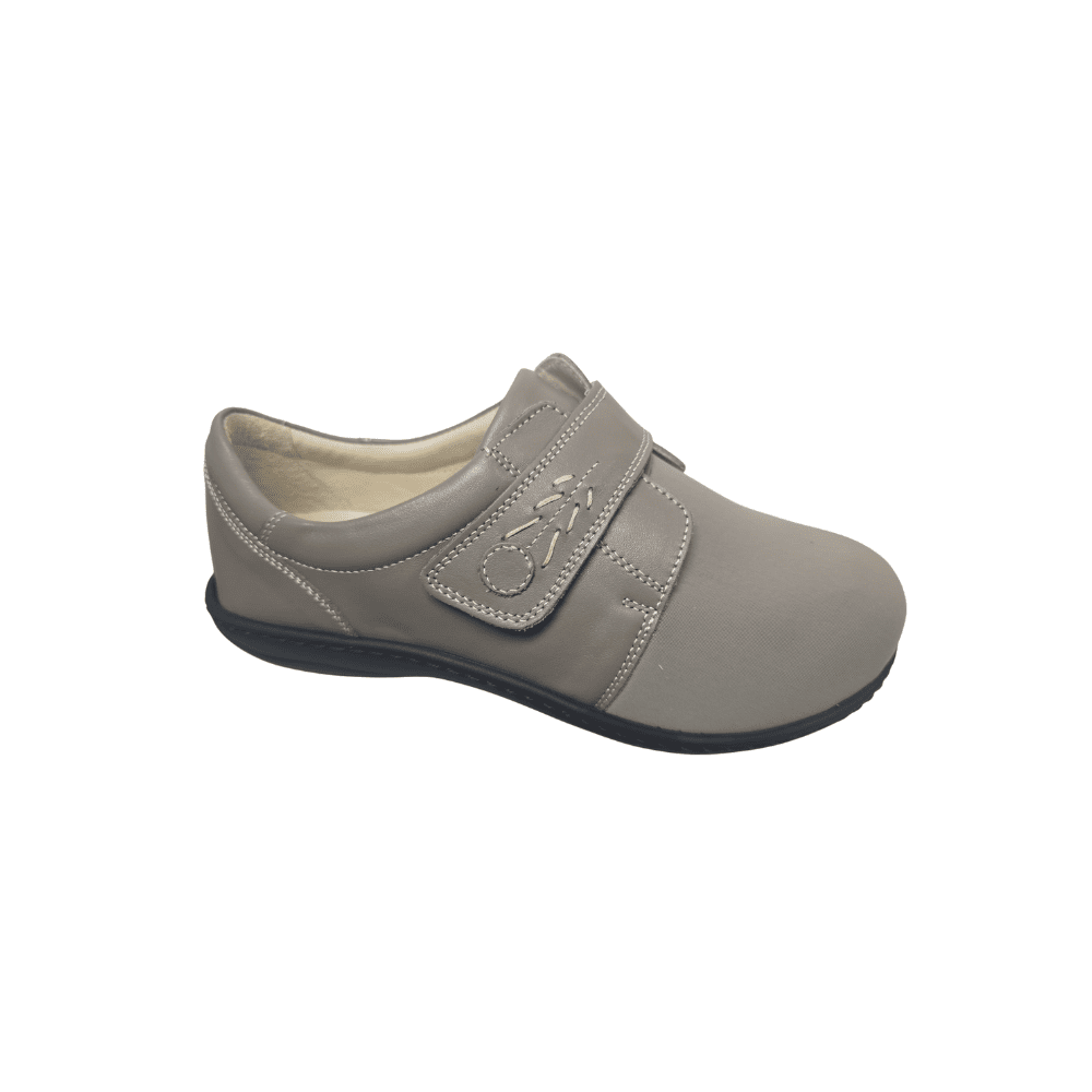 David Tate Evita Women's Micro Leather Slip - On Shoes - Taupe 1