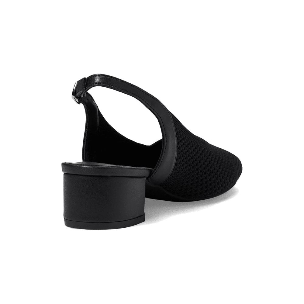 David Tate Women's Glenna Stretched Fabric Slingback Pump - Black 3