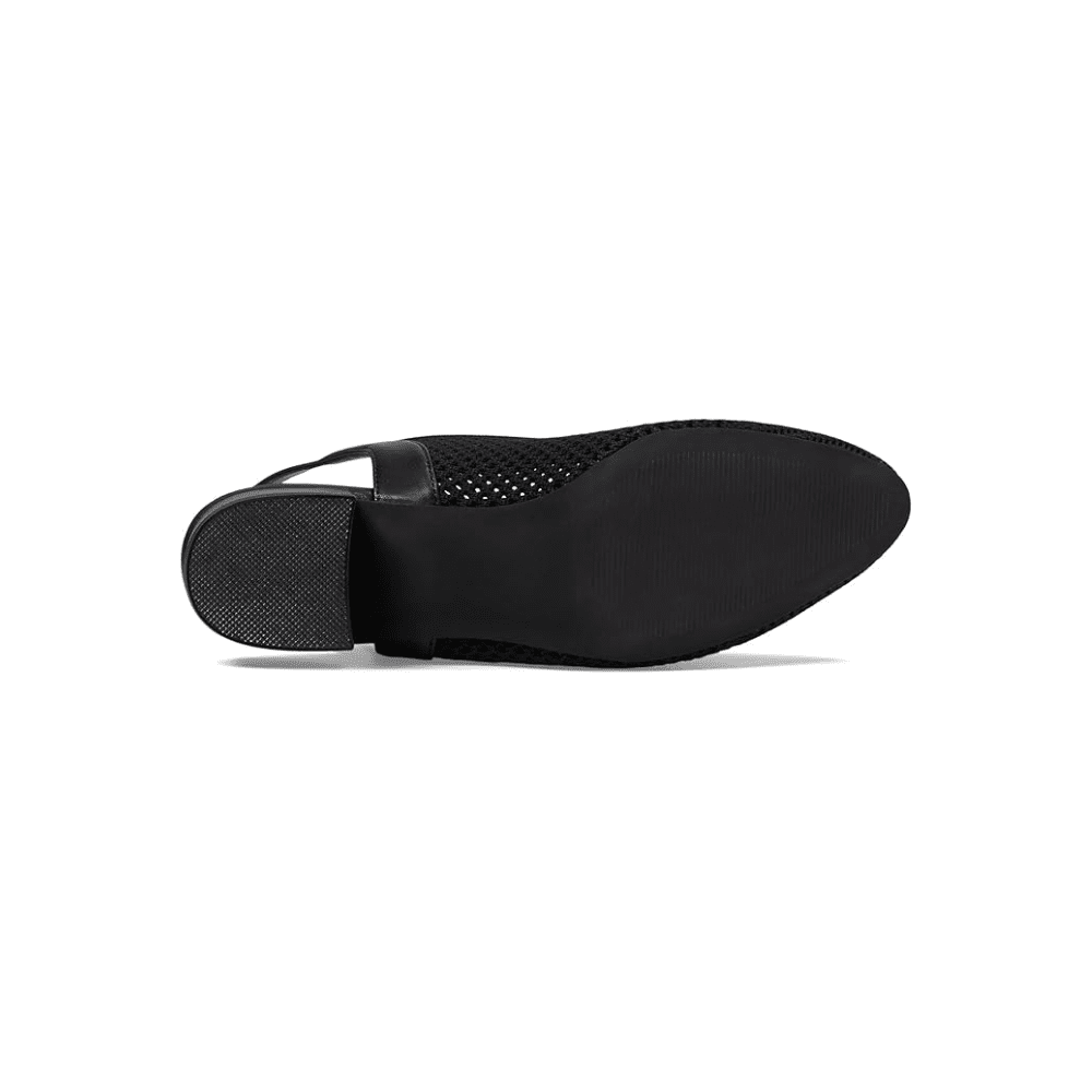 David Tate Women's Glenna Stretched Fabric Slingback Pump - Black 4