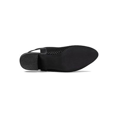 David Tate Women's Glenna Stretched Fabric Slingback Pump - Black 4