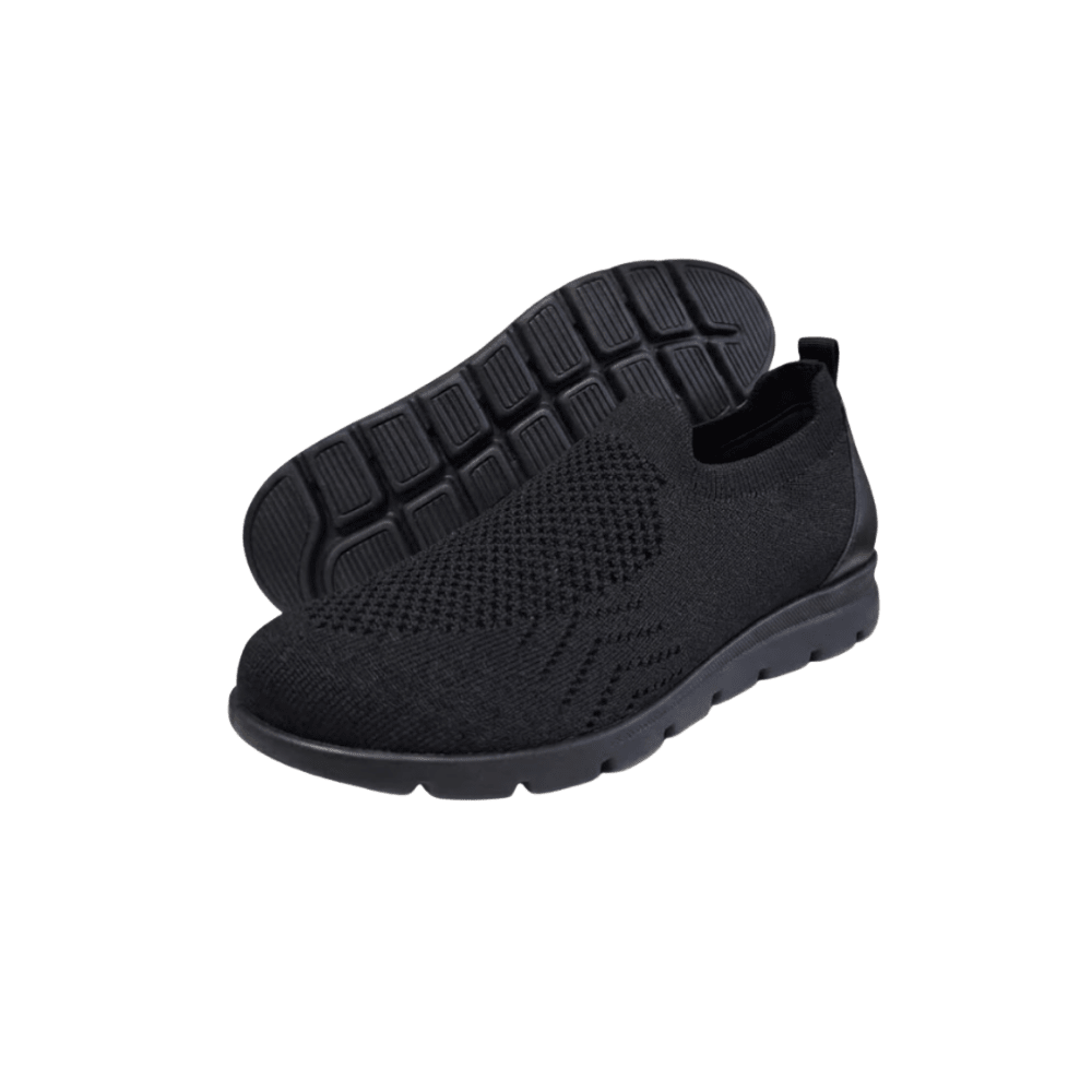 David Tate Women's Ultimate Stretch Slip - On Loafer - Black Stretch 4