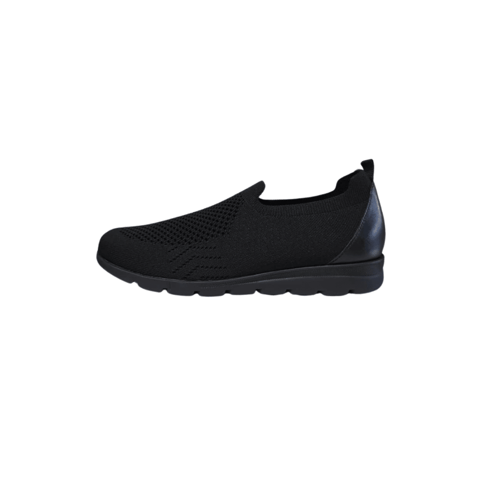 David Tate Women's Ultimate Stretch Slip - On Loafer - Black Stretch 5