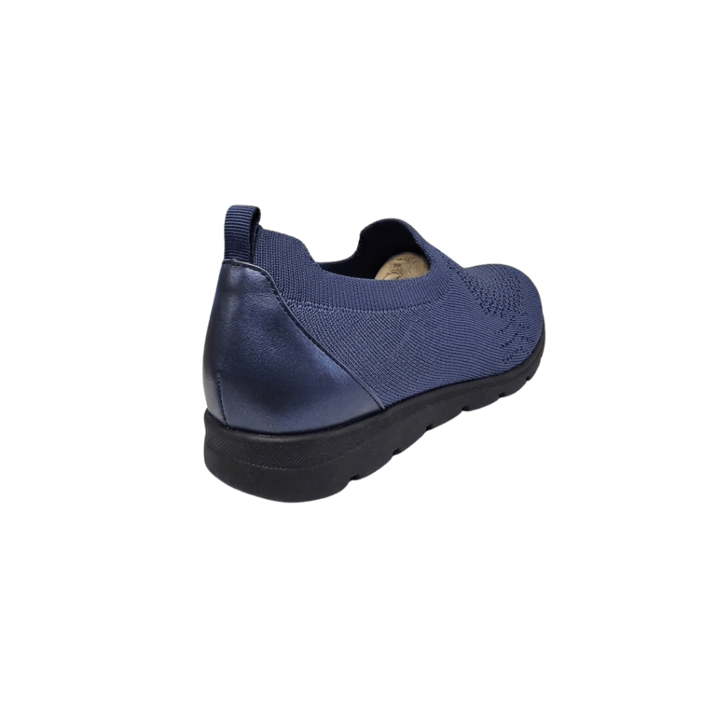 David Tate Women's Ultimate Stretch Slip - On Loafer - Navy Stretch 2