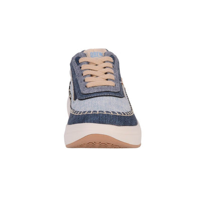 Drew Women's Julep Orthotic Sneaker Denim Combo 10840-37 2