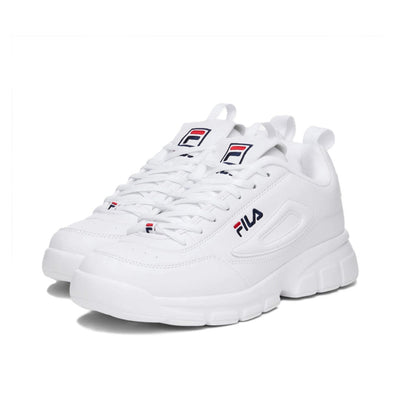 Fila Men's Disruptor SE White Navy Red Sneaker Shoes 4