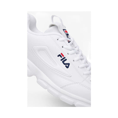 Fila Men's Disruptor SE White Navy Red Sneaker Shoes 7