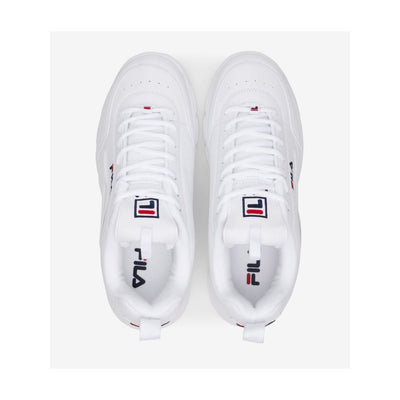 Fila Men's Disruptor SE White Navy Red Sneaker Shoes 5