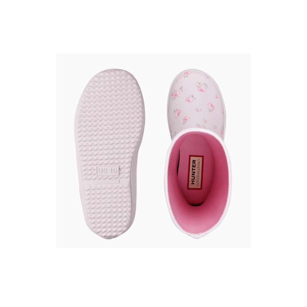 Hunter x LoveShackFancy Kids' First Classic Rain Boots - Light Pink 4