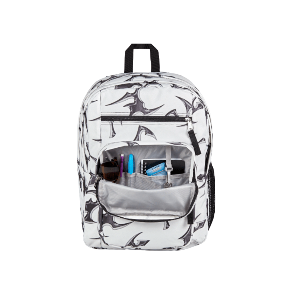 JanSport Big Student Backpack – Cyber Silver White 8
