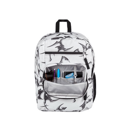 JanSport Big Student Backpack – Cyber Silver White 8