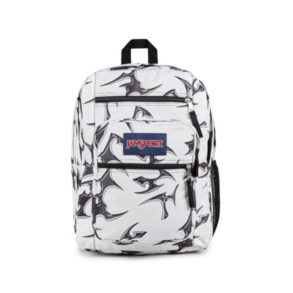 JanSport Big Student Backpack – Cyber Silver White 1