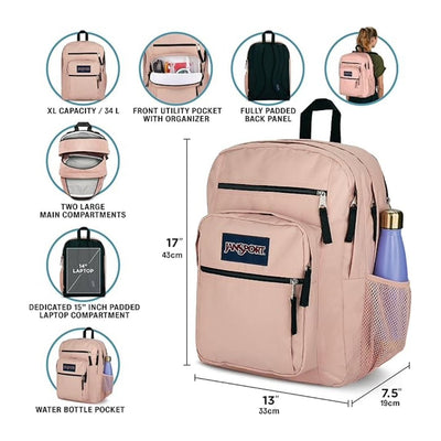 Jansport Big Student Navy Backpack 3