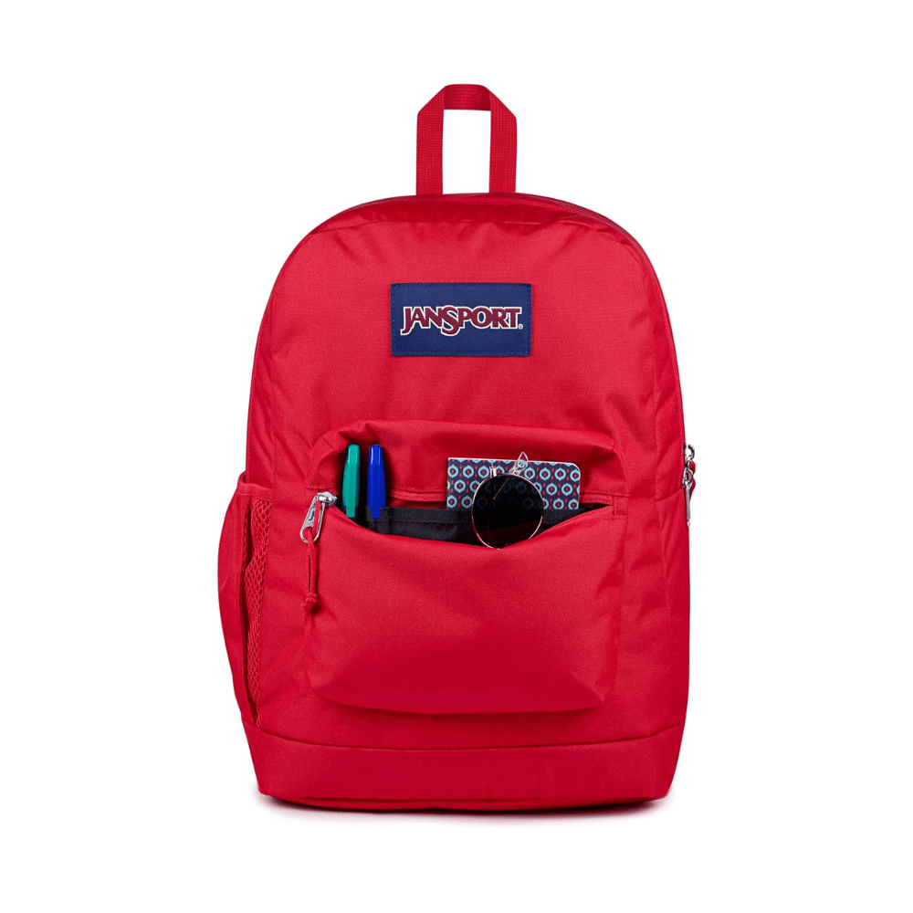 JanSport Cross Town Plus Backpack - Red Tape 2