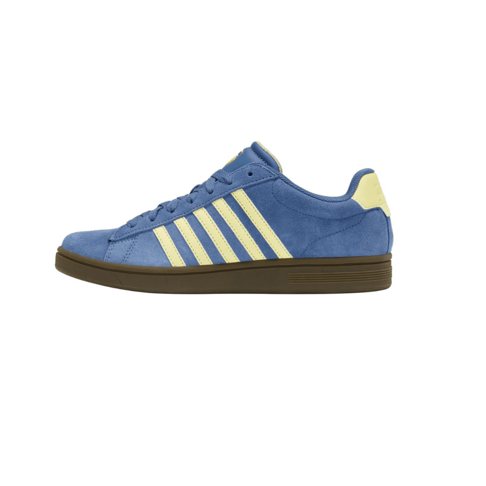 K - Swiss Court Tiebreak II SDE Men's Blue Horizon/Wax Yellow/Dark Gum 09492 - 466 - M 5